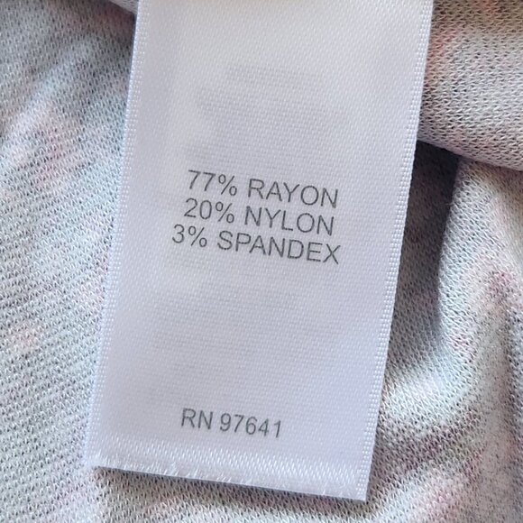 NEW J. Jill Navy Blue & Pink Floral Paisley Button Front Midi Dress Cottagecore - Picture 6 of 7